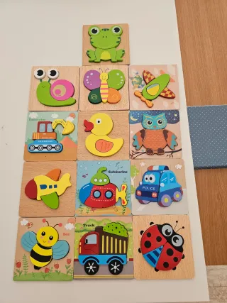 Packs puzzles niños de madera para los + peques