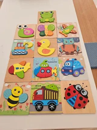 Packs puzzles niños de madera para los + peques