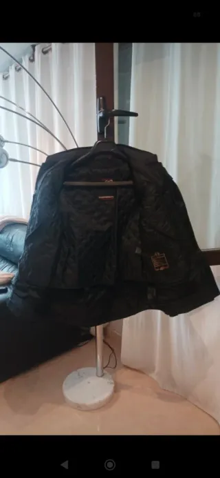 Chaqueta Moto Mujer Garibaldi Negra