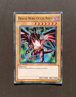 Drago Nero Occhi Rossi - SDDC