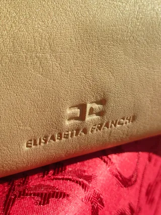 Borsa Elisabetta Franchi Beige Oro