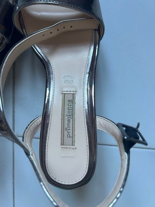 Sandali Primadonna Zeppa Argento Nuovi