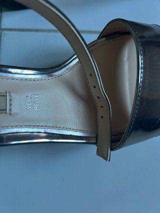 Sandali Primadonna Zeppa Argento Nuovi