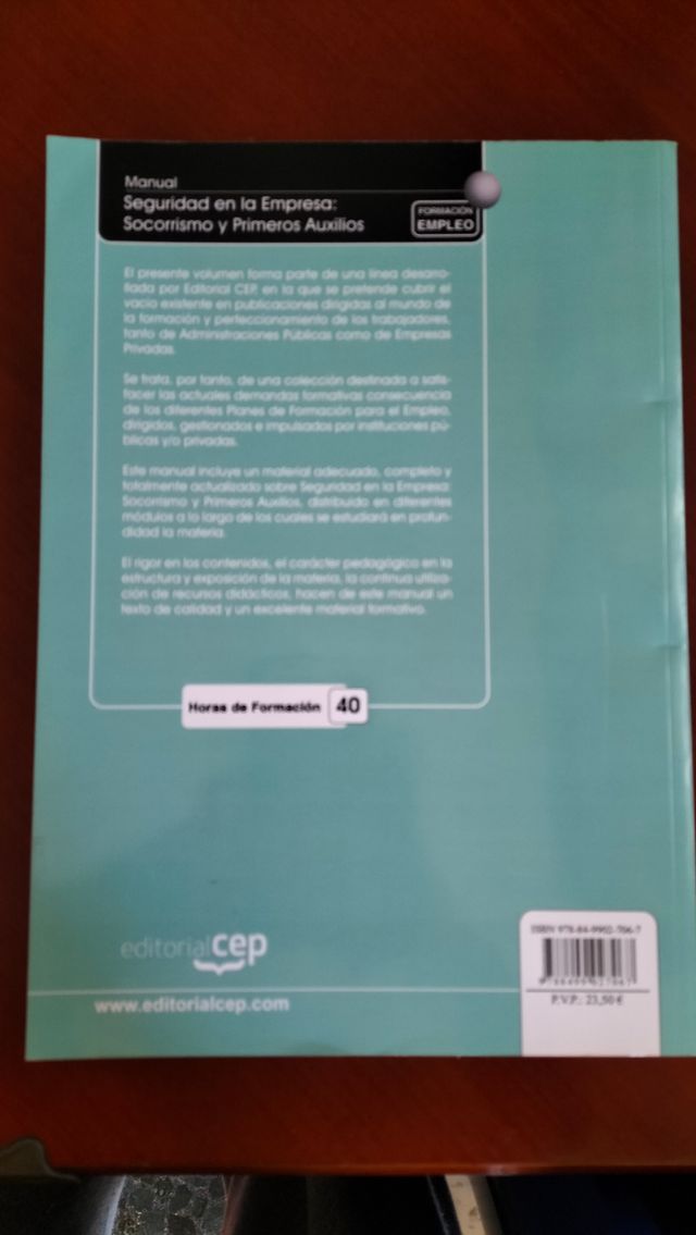 Libro Socorrismo y Primeros Auxilios Nuevo
