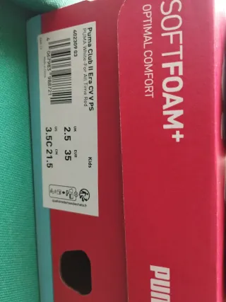 Zapatillas Puma Club II Era CV V PS Talla 35