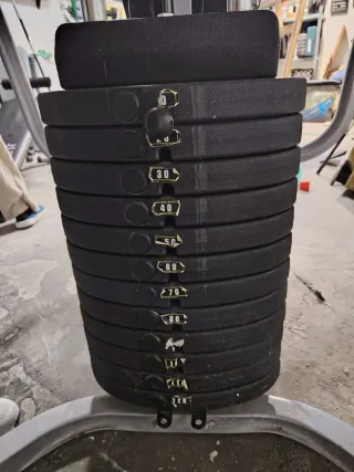 Lote de máquinas de ejercicios