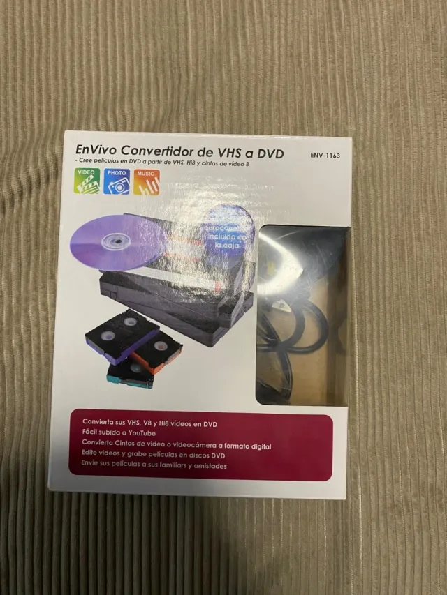 Convertidor VHS a DVD EnVivo ENV-1163