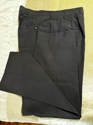 Pantalón de vestir caballero azul marino