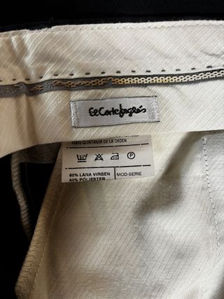 Pantalón de vestir caballero azul marino