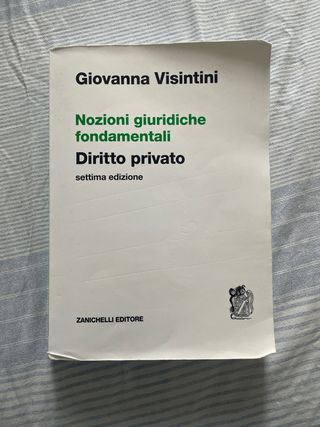 Nozioni giuridiche fondamentali - diritto privato