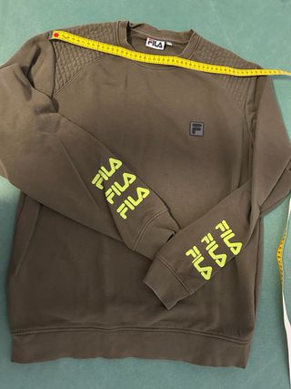 Felpa uomo Fila verde oliva