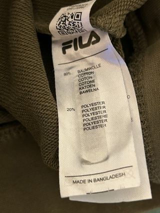 Felpa uomo Fila verde oliva