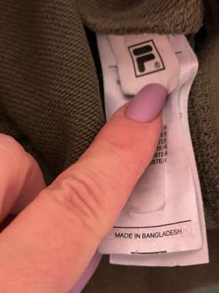 Felpa uomo Fila verde oliva