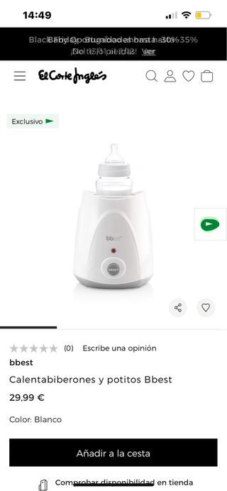 Calienta Biberones Bbest Blanco