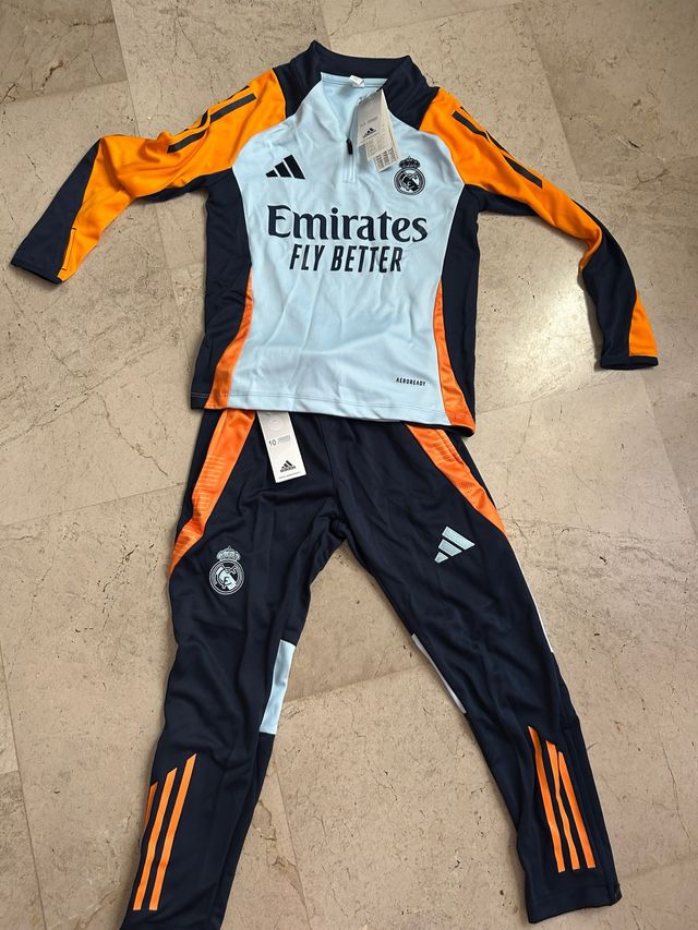 Chándal Adidas Real Madrid Azul Naranja