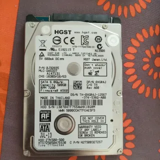 Disco Duro HGST 500GB SATA 6.0Gb/s.
