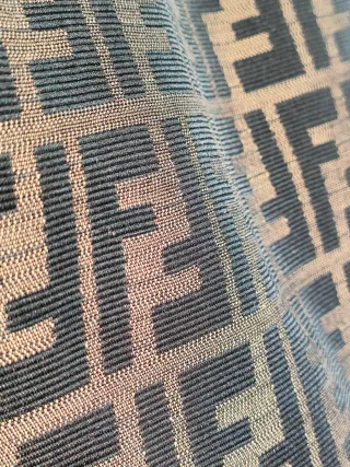 Borsa Fendi Zucca marrone e oro