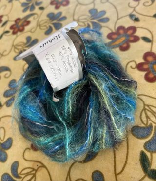 Maglione lana mohair fatto a mano taglia L