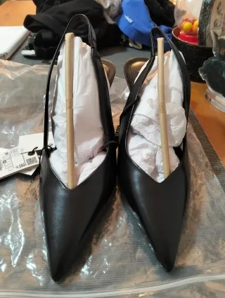 Zapatos de tacón negros mujer