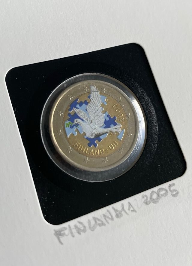 2 Euro Finlandia 2005 Colorato Pace