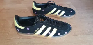 Adidas Gazelle Donna Nero Giallo Floreale