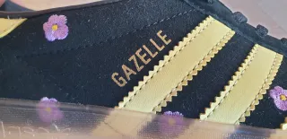 Adidas Gazelle Donna Nero Giallo Floreale