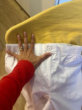 Pantalón blanco mujer