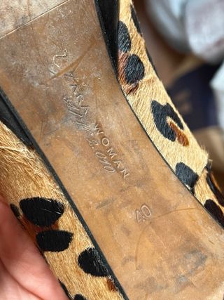 Scarpe con tacco Zara animalier cavallino