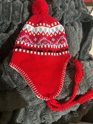 Gorro de lana tejido multicolor