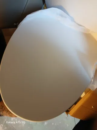 Tavolino ovale bianco