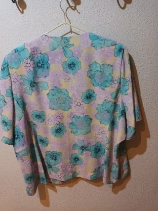 Blusa floral talla XXXL
