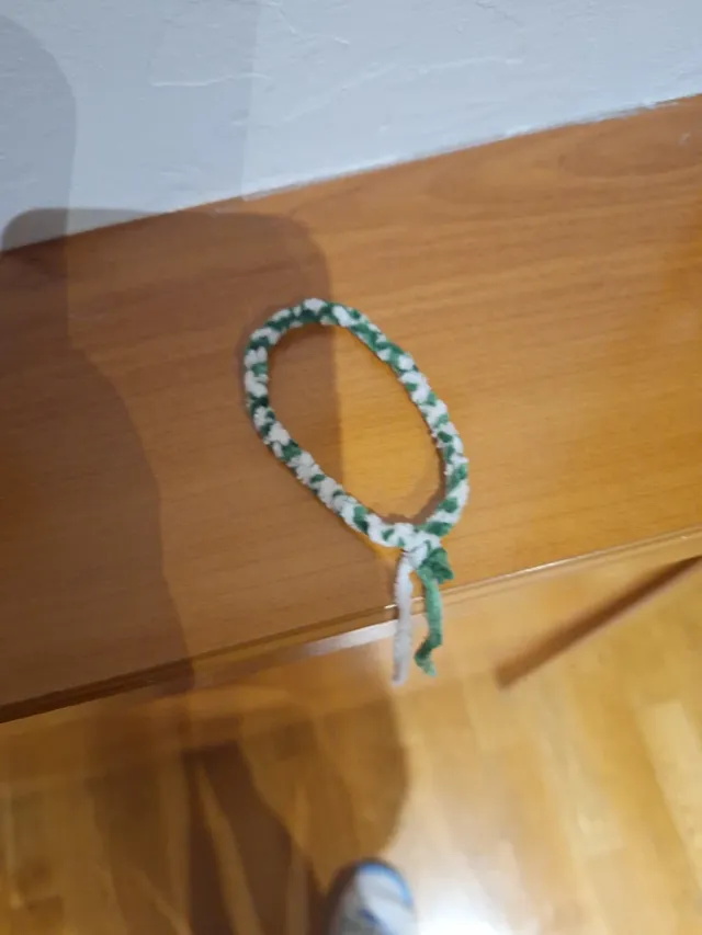 Pulsera de hilo navidad
