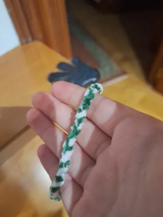 Pulsera de hilo navidad