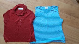 Blusa Antonio Pozuelo Roja y Azul