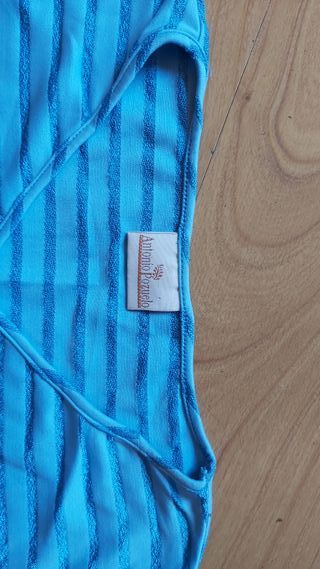 Blusa Antonio Pozuelo Roja y Azul