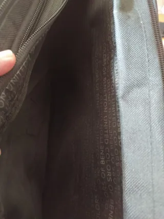 Bolso cartera United Colors of Benetton negro