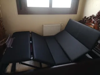 Cama articulada con canapé y colchón almohada