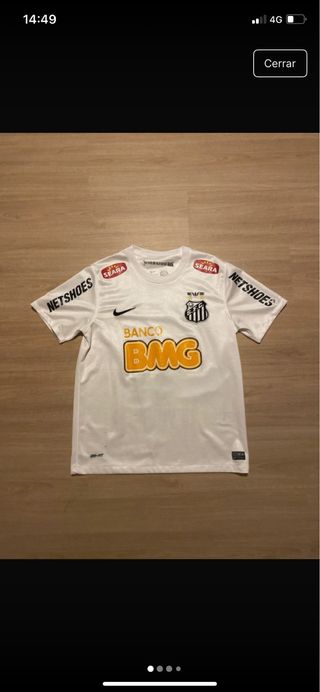 Camiseta Santos Neymar Nike Blanca