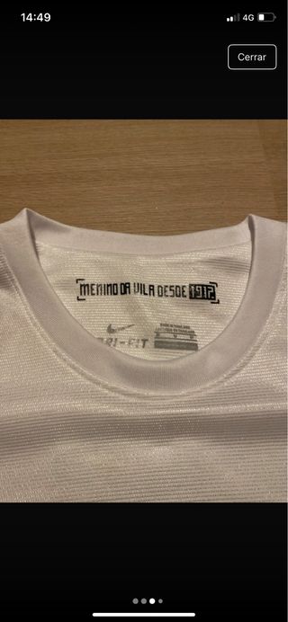 Camiseta Santos Neymar Nike Blanca