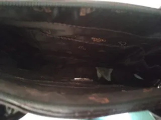 Bolso marrón estampado cocodrilo