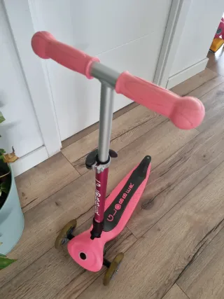 Patinete Globber 3 ruedas rosa