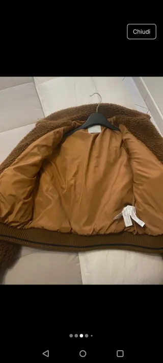 Bomber Teddy Bershka Marrone