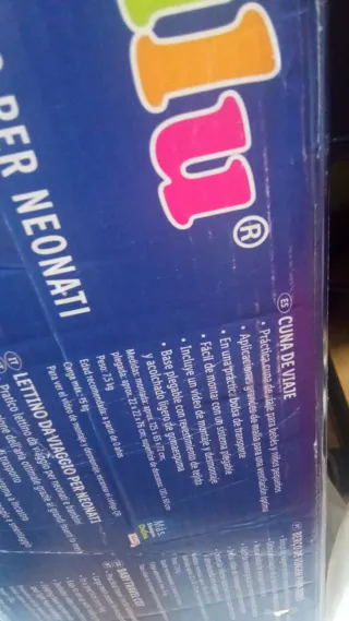 Cuna de viaje Lupilu plegable