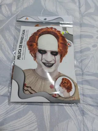 2 Pelucas Payaso Película IT Naranja