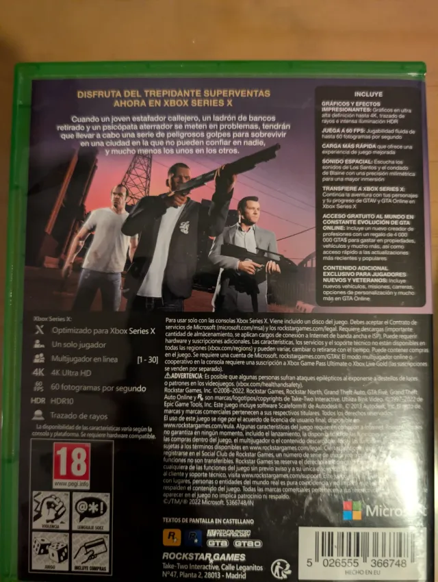 GTA V Xbox Series X grand theft auto v