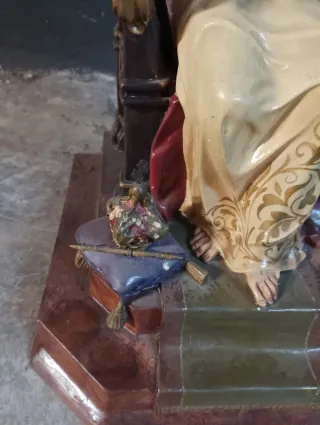 Sagrado Corazón de Jesús sentado