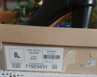 Botas de piel Martinelli Negras Talla 38