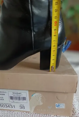 Botas de piel Martinelli Negras Talla 38