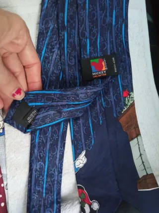 Lote 2 Corbatas Disney Vintage Navideñas