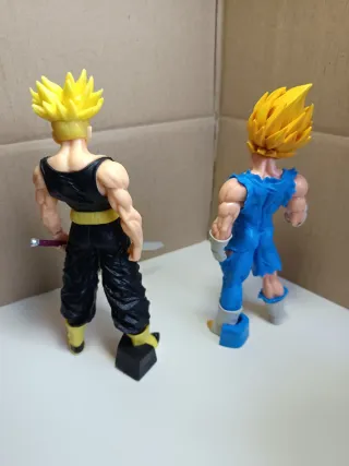 Lote Figuras Majin Vegeta y Trunks
